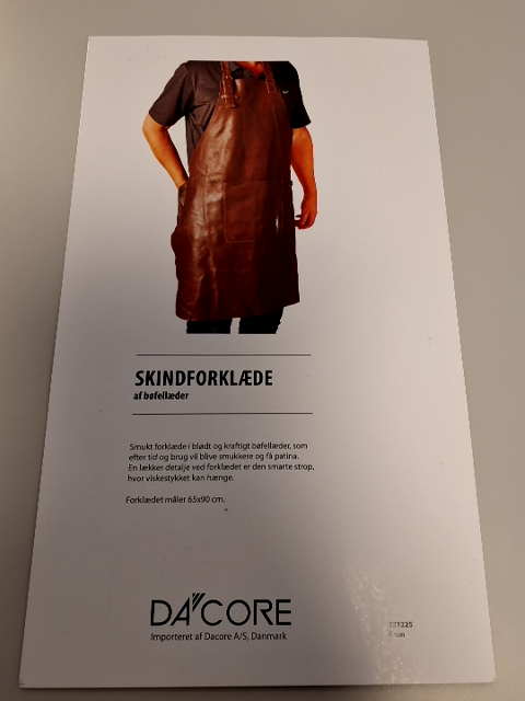 Skindforklæde